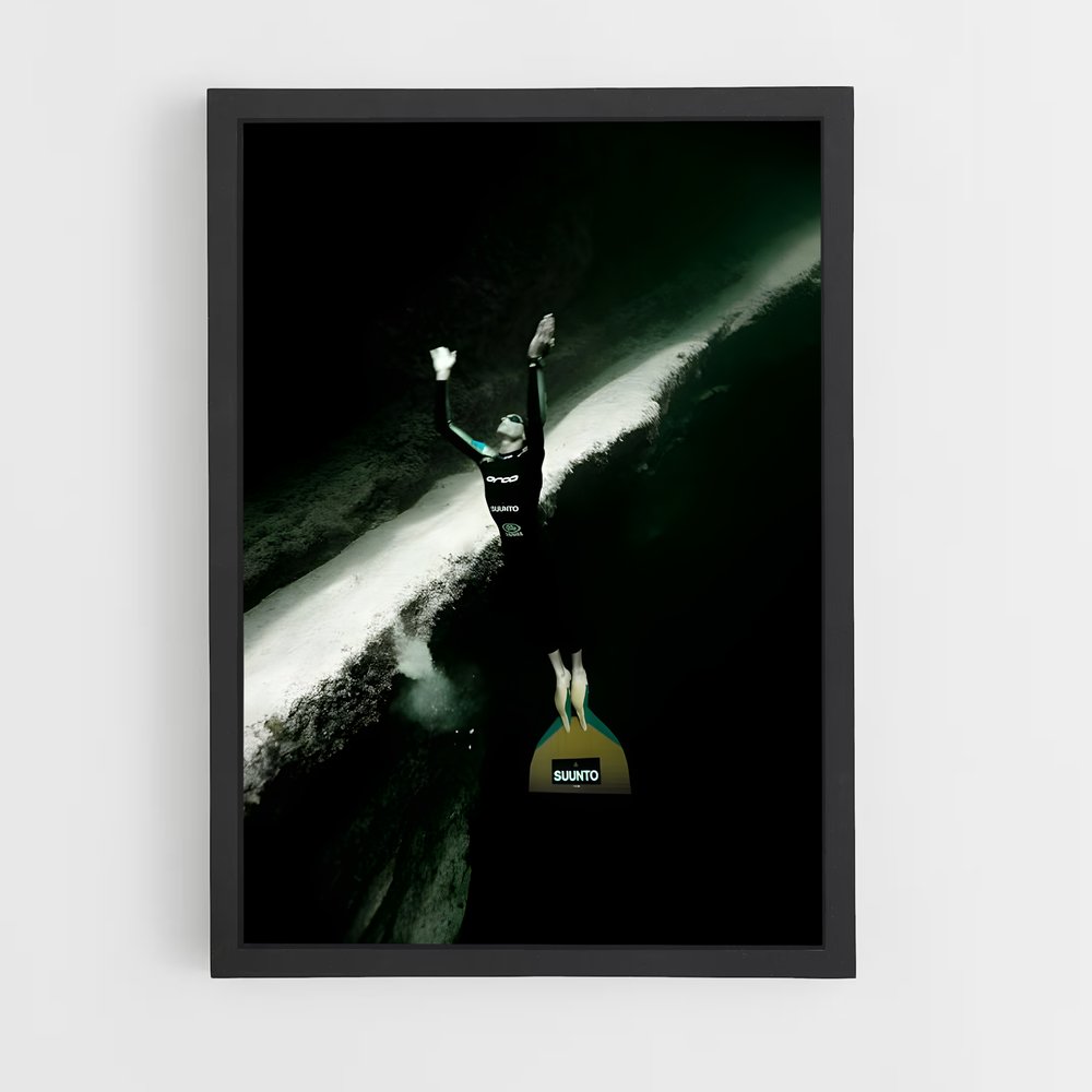 Poster L'Équilibre des Profondeurs – affiche Plongée en apnée (vue 2)